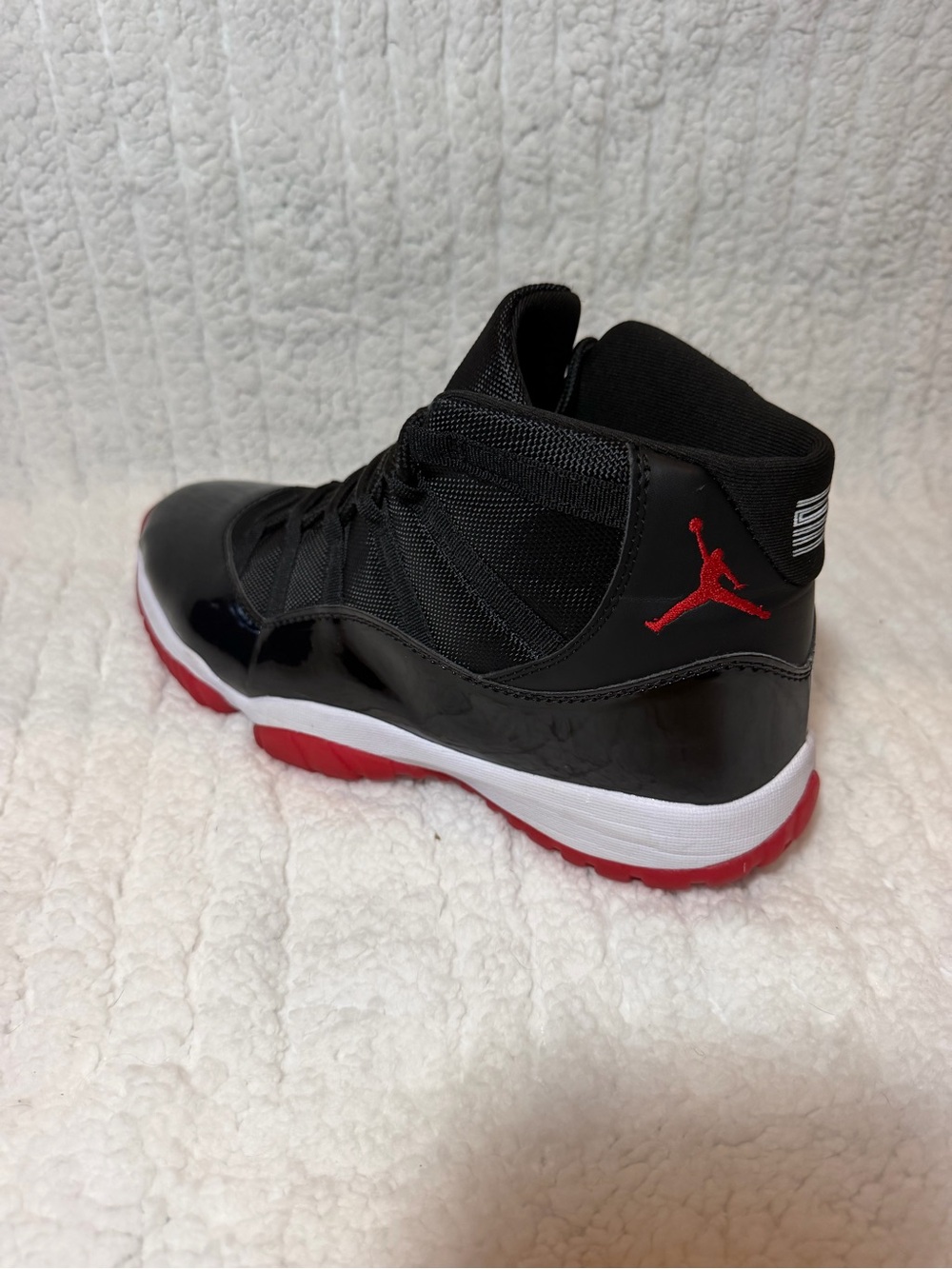 Air Jordan 11 Retro “Bred” (Black/Varsity Red-White), Men’s Size 13 - Picture 6 of 9